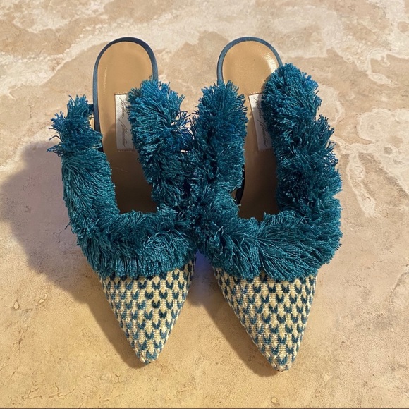 NEW Andrea Mondin pointed toe fringe vogue pump 5 - Picture 1 of 8